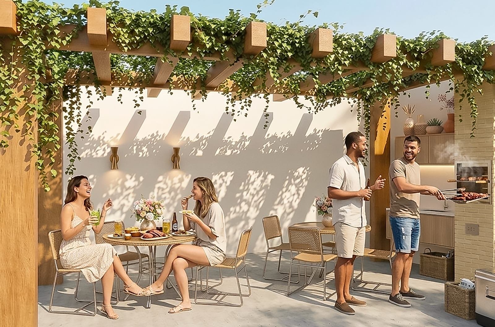 Espaço gourmet comunitário do Felicitá